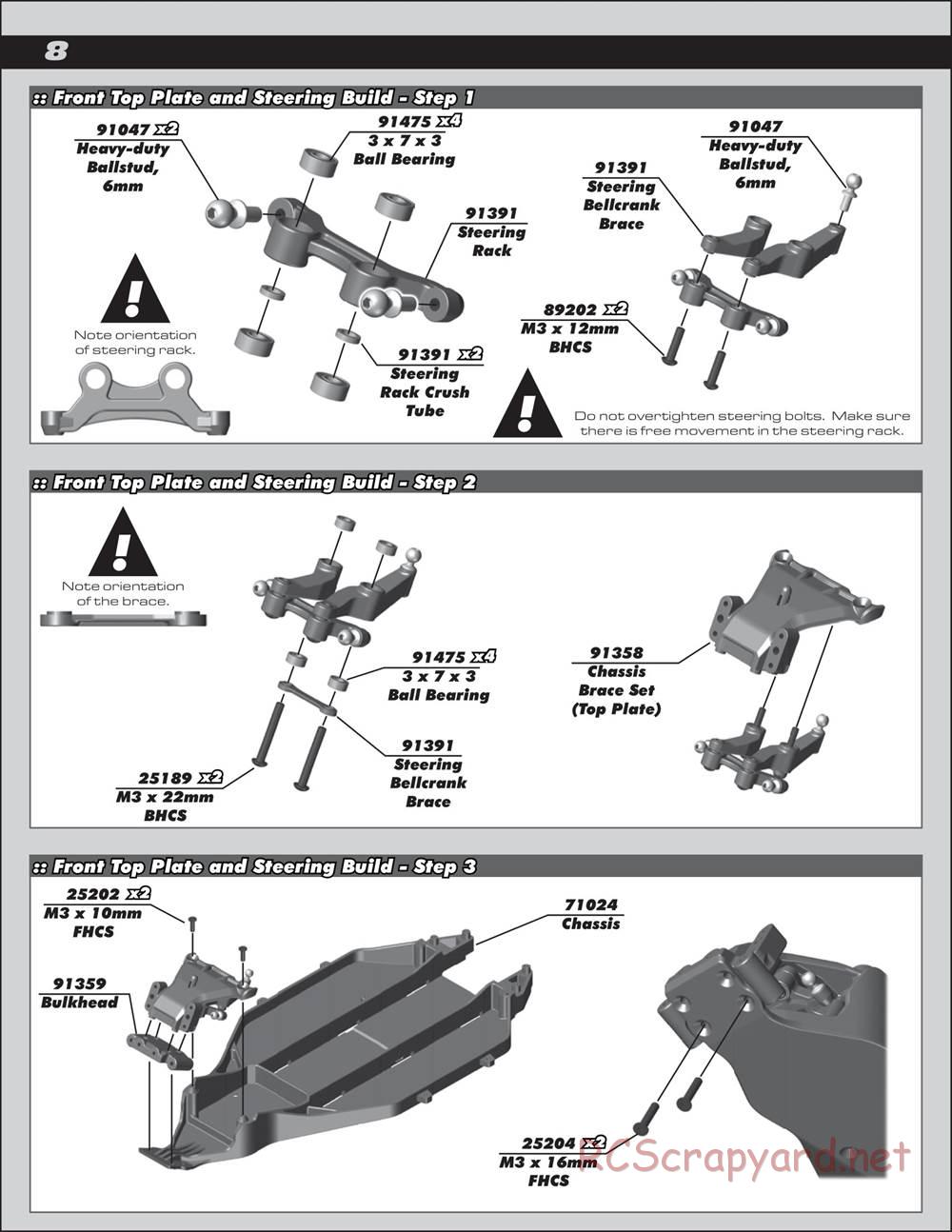 Team Associated - DR10 Drag Race Car - Manual - Page 8